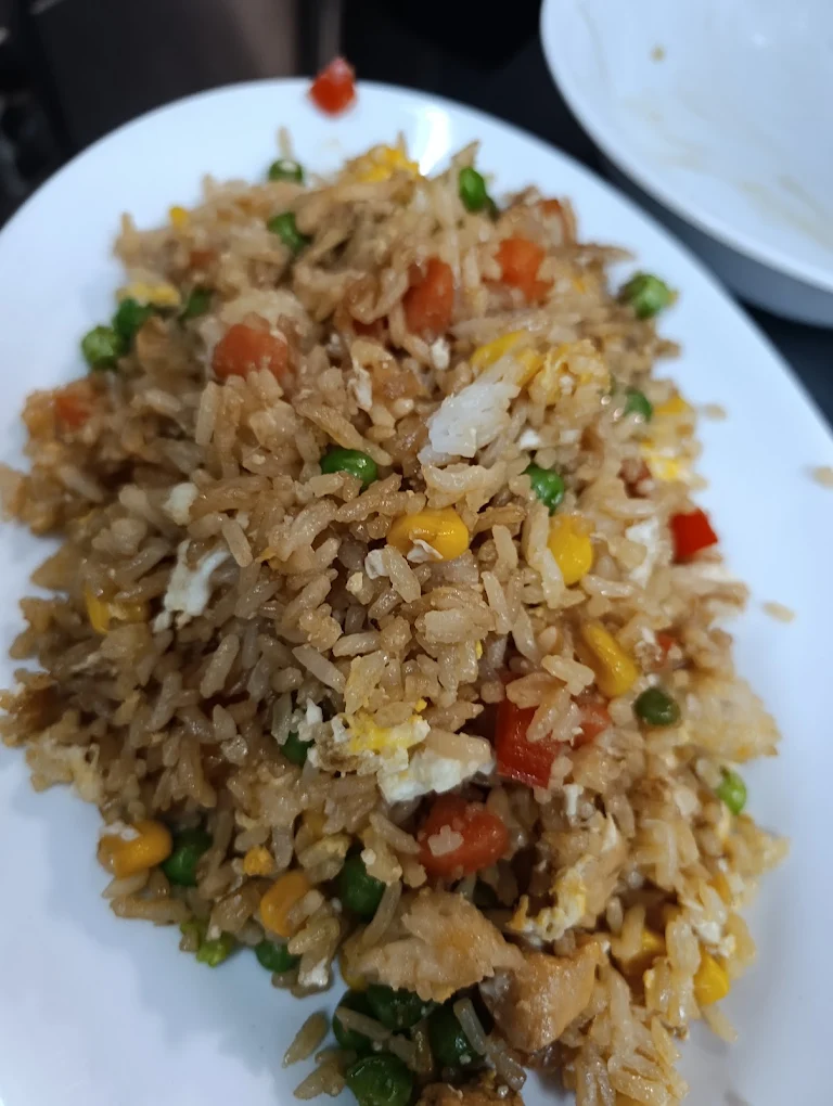 Plato de arroz casero